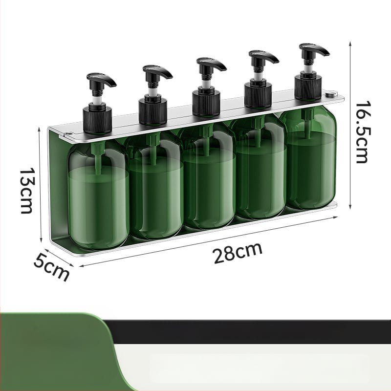304 rozsdamentes acélból készült szappanadagoló, falra szerelhető, fúrás nélküli, kézi nyomású működés, polírozott felület, modern stílus, szállodai fürdőszobákhoz