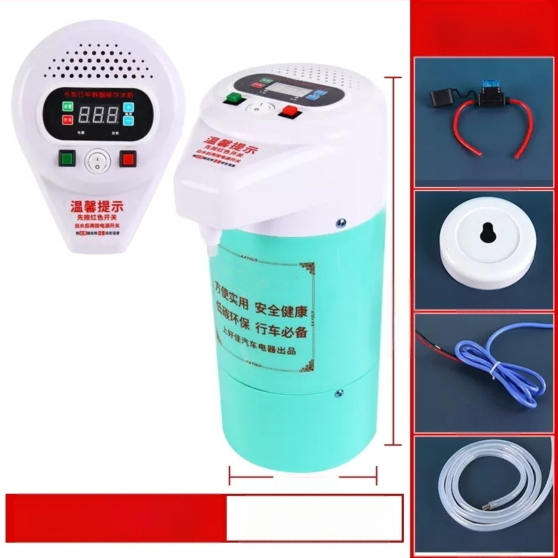 Kamionra szerelt 24V-es vízszolgáltató intelligens fűtéssel és csészés vízforralóval — ABS + rozsdamentes acél, testreszabható feldolgozás