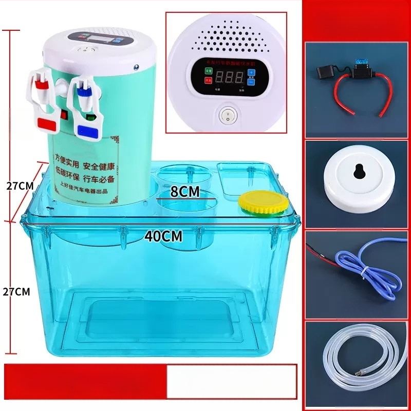 Kamionra szerelt 24V-es vízszolgáltató intelligens fűtéssel és csészés vízforralóval — ABS + rozsdamentes acél, testreszabható feldolgozás