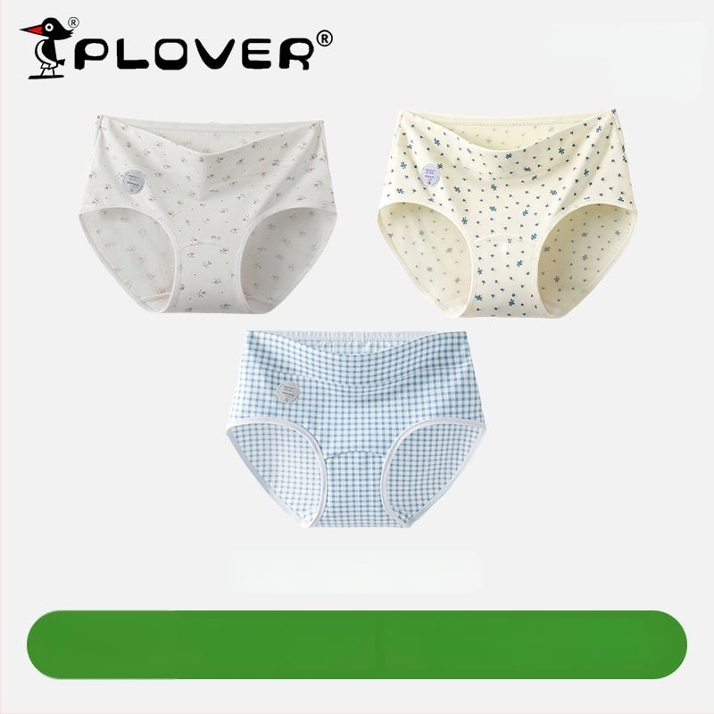 Ženské bavlnené nohavičky s vysokým pásom, antibakteriálne, priedušné, rýchloschnúce; pletený materiál; rozkroková podšívka 95–100% bavlna