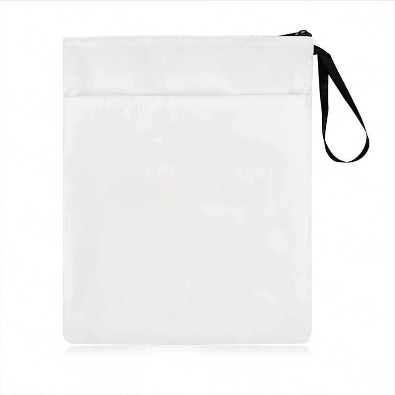 Zárható könyvborító poliészterből, logó nyomtatásával, testreszabható, ideális vállalati ajándékokra