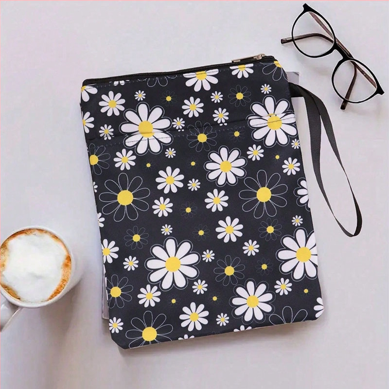 Zárható könyvborító poliészterből, logó nyomtatásával, testreszabható, ideális vállalati ajándékokra