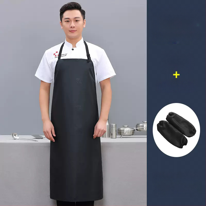 PU престилка без ръкави, маслоустойчива и устойчива на петна, модерен минималистичен стил, едноцветна