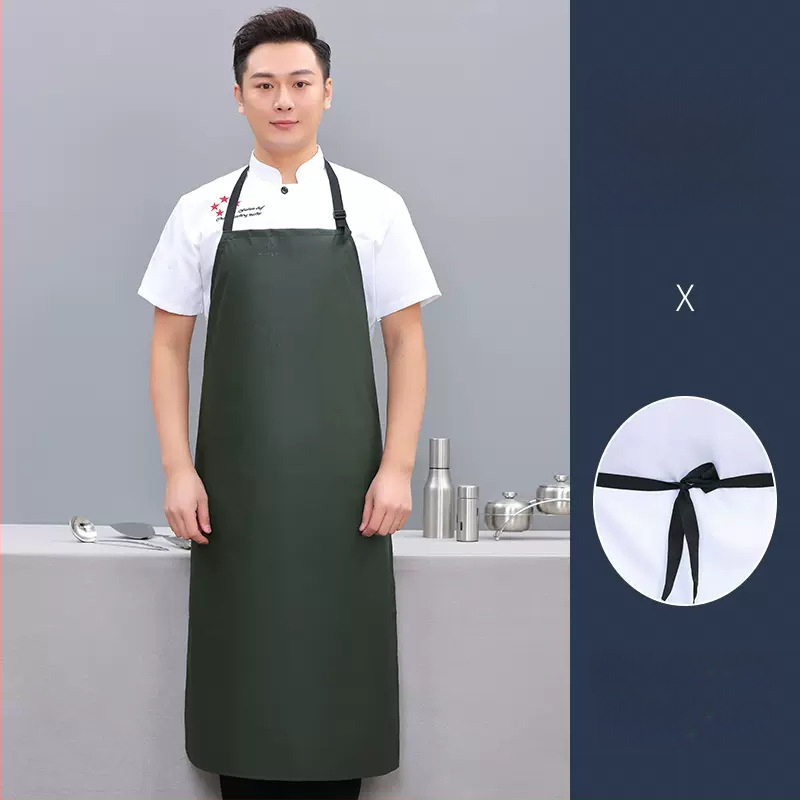 PU престилка без ръкави, маслоустойчива и устойчива на петна, модерен минималистичен стил, едноцветна