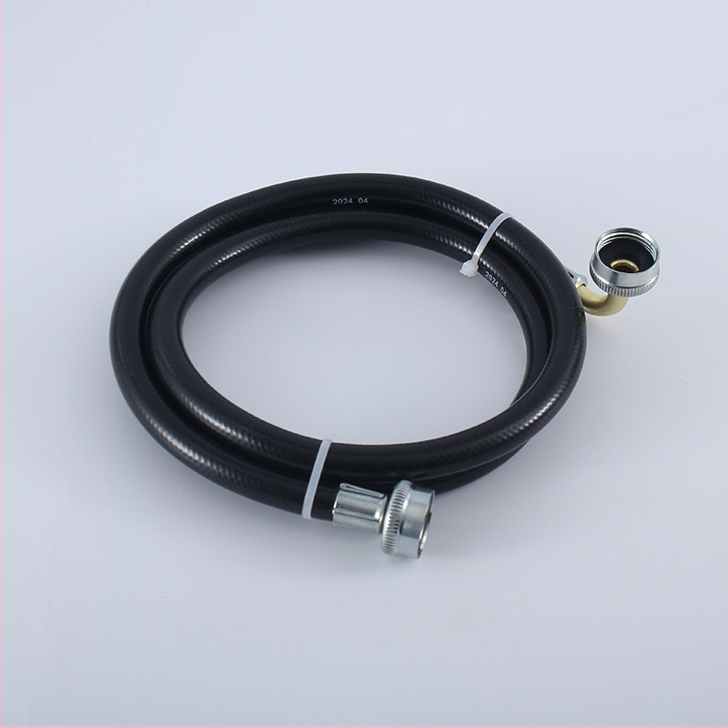 Prívodná a odtoková hadica práčky, univerzálne závity, PVC materiál, menovitý tlak 1, prevádzková teplota 1