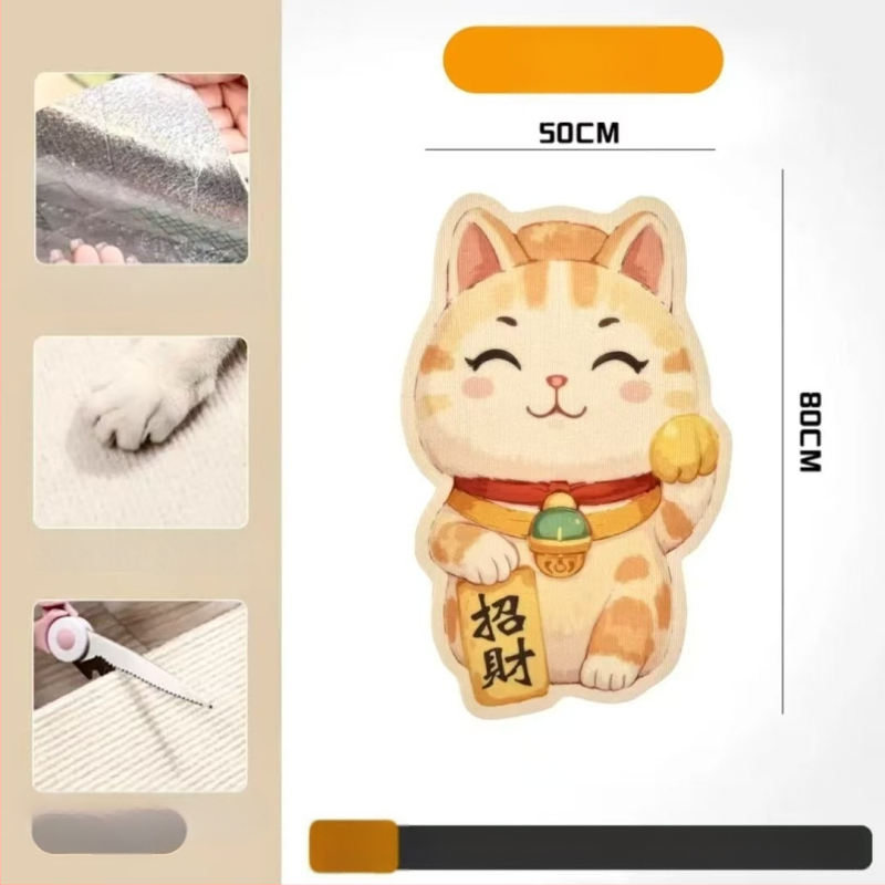 Comfortable карикатурна котешка катерушка за диван, филцова защитна повърхност, износоустойчива и многофункционална, стенна стикер-дъска, комплект 100 броя