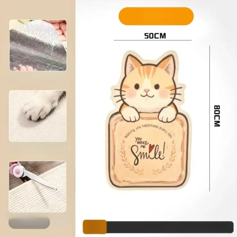 Comfortable карикатурна котешка катерушка за диван, филцова защитна повърхност, износоустойчива и многофункционална, стенна стикер-дъска, комплект 100 броя