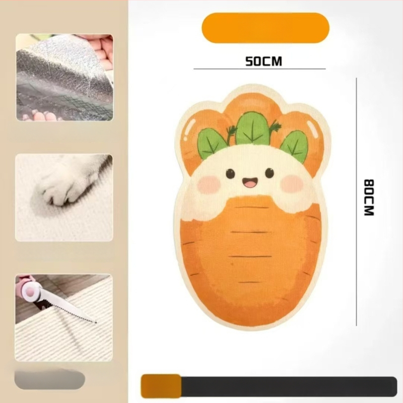 Comfortable карикатурна котешка катерушка за диван, филцова защитна повърхност, износоустойчива и многофункционална, стенна стикер-дъска, комплект 100 броя