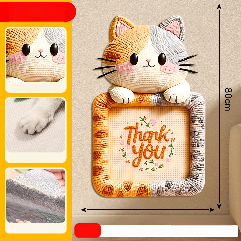 Comfortable карикатурна котешка катерушка за диван, филцова защитна повърхност, износоустойчива и многофункционална, стенна стикер-дъска, комплект 100 броя