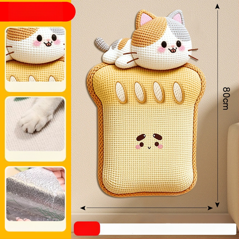 Comfortable карикатурна котешка катерушка за диван, филцова защитна повърхност, износоустойчива и многофункционална, стенна стикер-дъска, комплект 100 броя