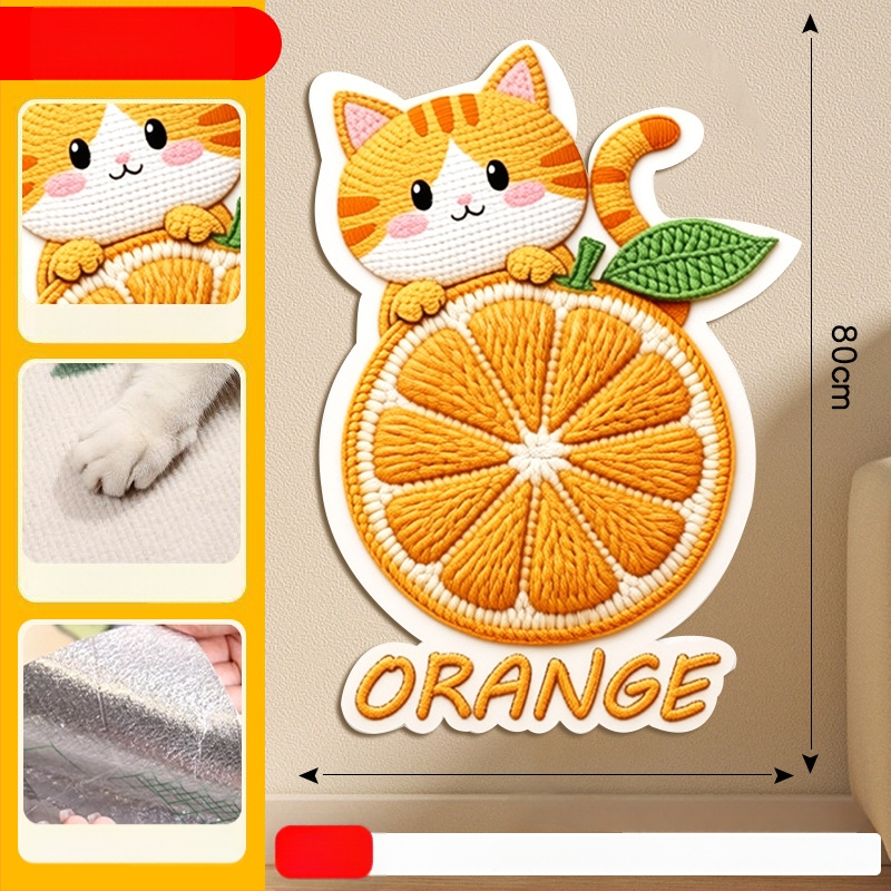 Comfortable карикатурна котешка катерушка за диван, филцова защитна повърхност, износоустойчива и многофункционална, стенна стикер-дъска, комплект 100 броя