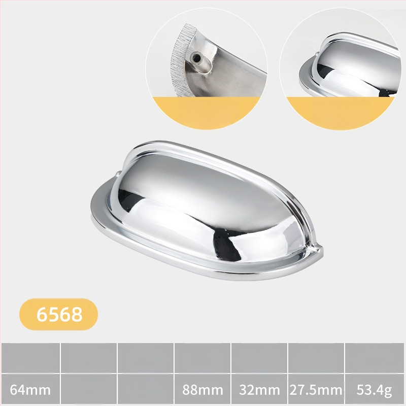 Λαβή πόρτας ντουλάπας — σφαιρική, κράμα ψευδάργύρου, ιταλικό μινιμαλιστικό στυλ, επιφανειακή τοποθέτηση, μοντέλο με μία οπή