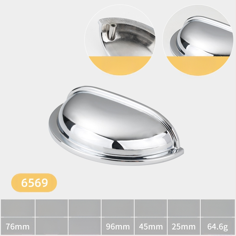 Λαβή πόρτας ντουλάπας — σφαιρική, κράμα ψευδάργύρου, ιταλικό μινιμαλιστικό στυλ, επιφανειακή τοποθέτηση, μοντέλο με μία οπή