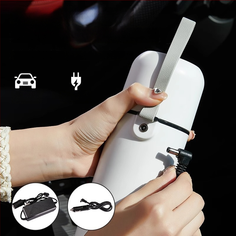 Autóba szerelt masszírozó elektromos vízmelegítő pohár, szigetelés, canvas anyag, teljesítmény 1W