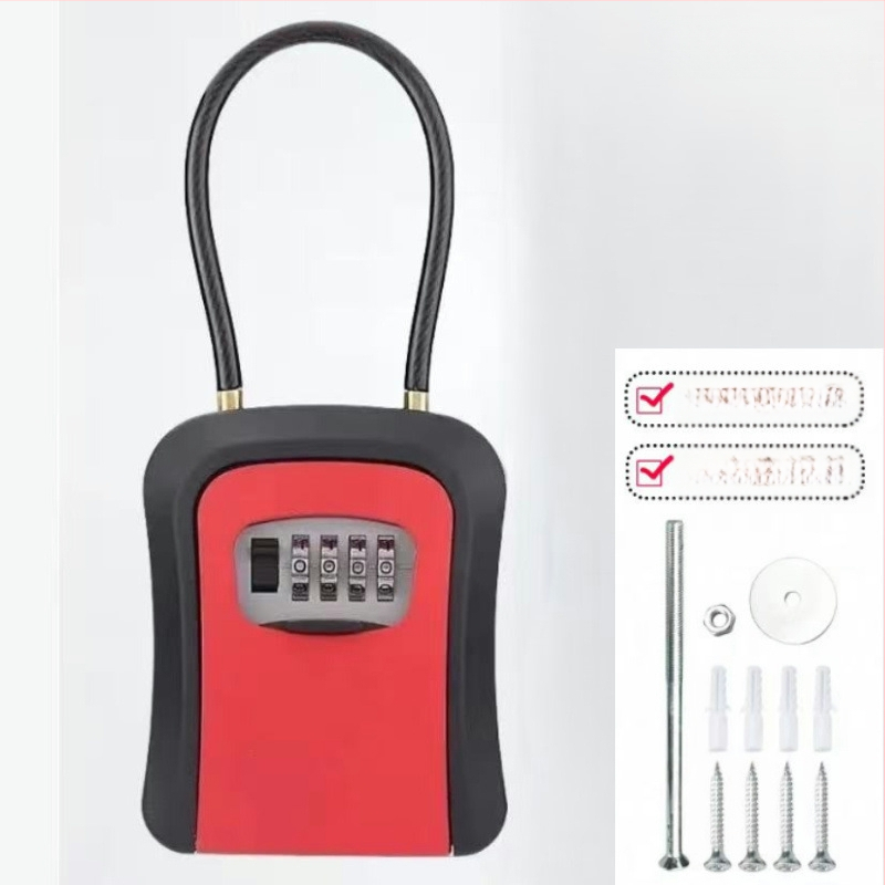 Jelszavas kulcstartó, falra szerelhető, modell KX803, ABS műanyag, záró rúd vastagsága 8 mm