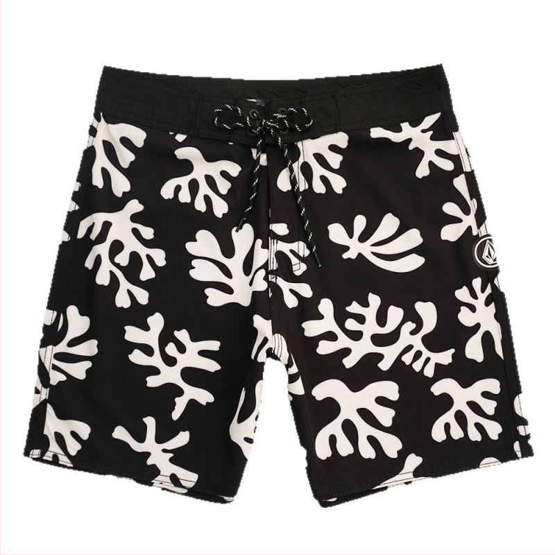 Ανδρικά σορτς παραλίας - Γρήγορο στέγνωμα, μικροελαστικότητα, ψηφιακή εκτύπωση, 95% πολυεστέρας, ριγέ ή πλέγμα σχέδιο