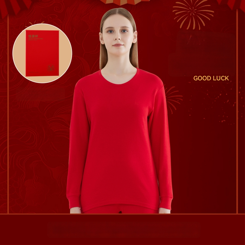 Set termic pentru bărbați din bumbac 100%, antibacterian, trei straturi, grosime extra 501–600 g/m², top cu mânecă lungă și guler simplu, pantaloni incluși