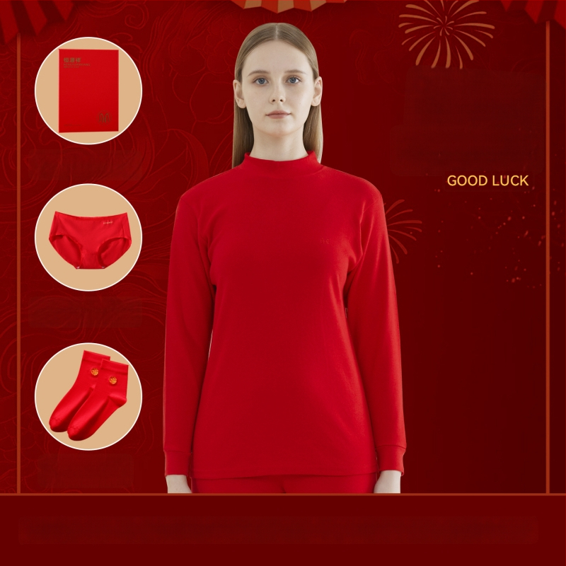 Set termic pentru bărbați din bumbac 100%, antibacterian, trei straturi, grosime extra 501–600 g/m², top cu mânecă lungă și guler simplu, pantaloni incluși