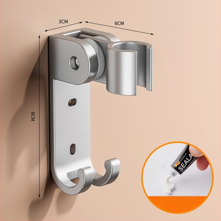 Fali zuhanytartó, űr-alumínium, forgatható, modell 1515