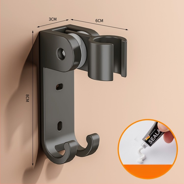 Fali zuhanytartó, űr-alumínium, forgatható, modell 1515