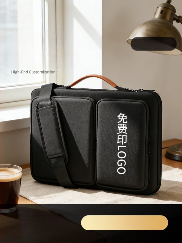 Funda laptop cu stil de afaceri, material Oxford, căptușeală din pânză, impermeabilă, rezistentă la uzură și la șocuri