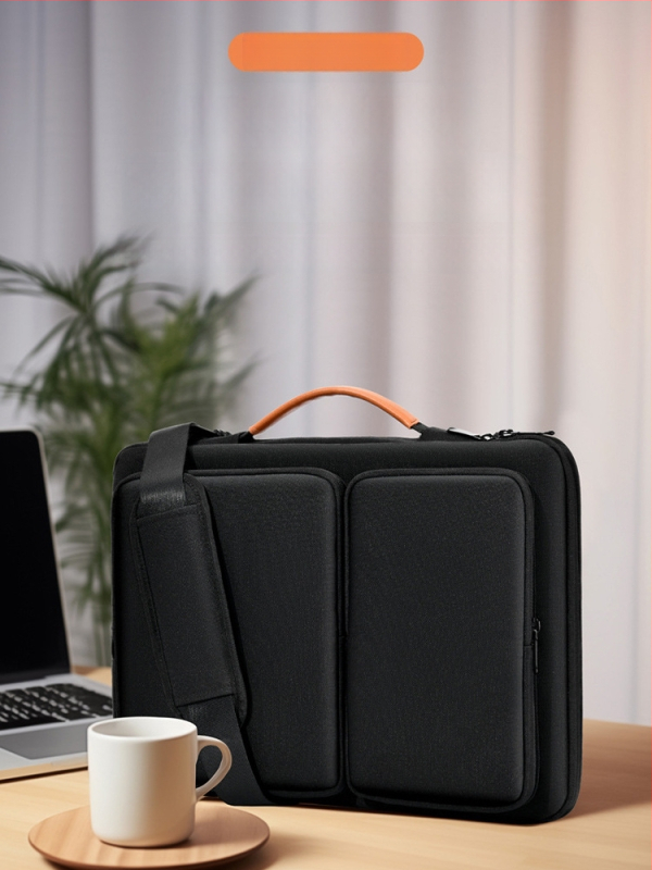 Funda laptop cu stil de afaceri, material Oxford, căptușeală din pânză, impermeabilă, rezistentă la uzură și la șocuri