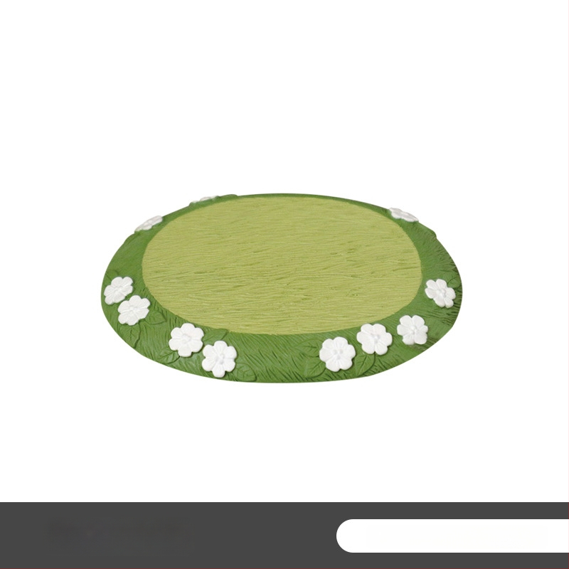 Ornament oval pentru scenă de parc din rășină — Brahma, decor din rășină, stil pastoral, ambalaj carton