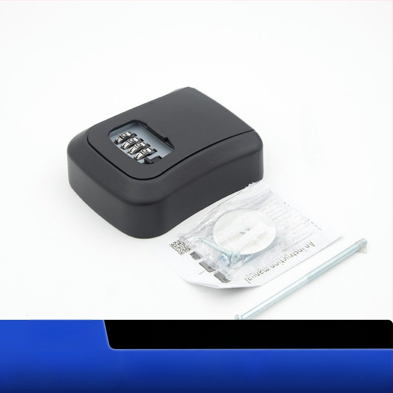 Falra szerelt jelszavas kulcstartó doboz — ABS alumínium ötvözet, KC-108, zárókar vastagsága 95 mm, rudak közötti távolság 95 mm