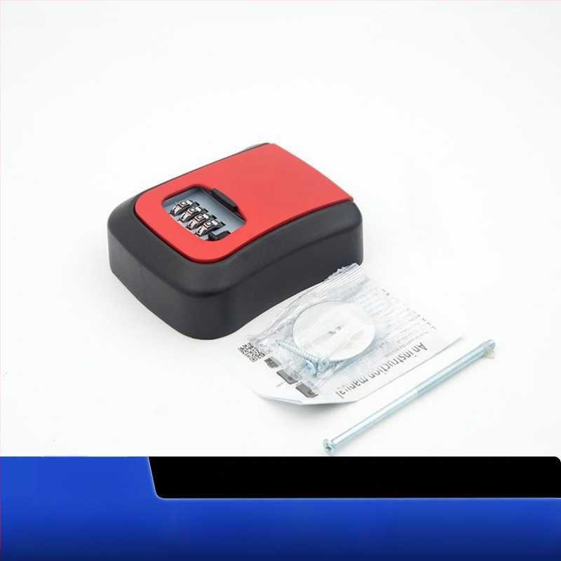 Falra szerelt jelszavas kulcstartó doboz — ABS alumínium ötvözet, KC-108, zárókar vastagsága 95 mm, rudak közötti távolság 95 mm