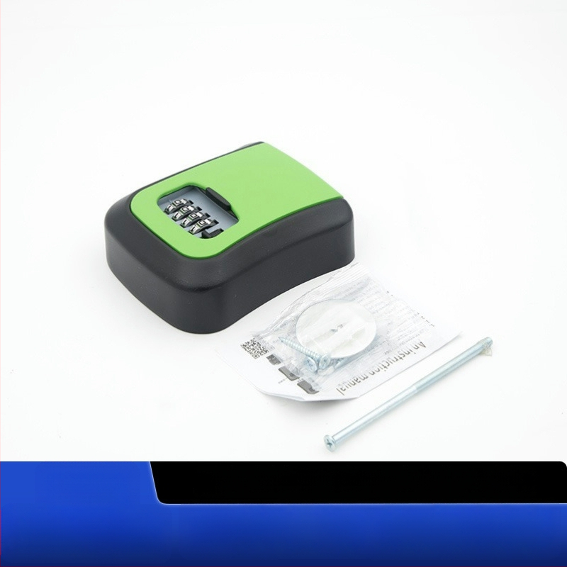 Falra szerelt jelszavas kulcstartó doboz — ABS alumínium ötvözet, KC-108, zárókar vastagsága 95 mm, rudak közötti távolság 95 mm