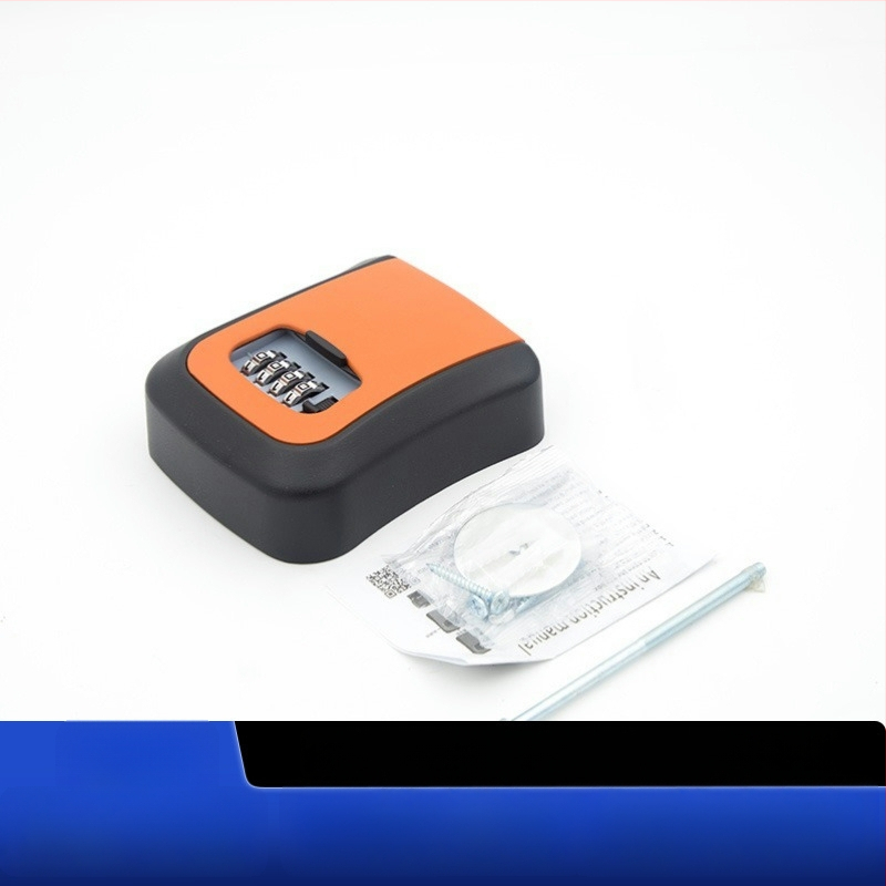 Falra szerelt jelszavas kulcstartó doboz — ABS alumínium ötvözet, KC-108, zárókar vastagsága 95 mm, rudak közötti távolság 95 mm