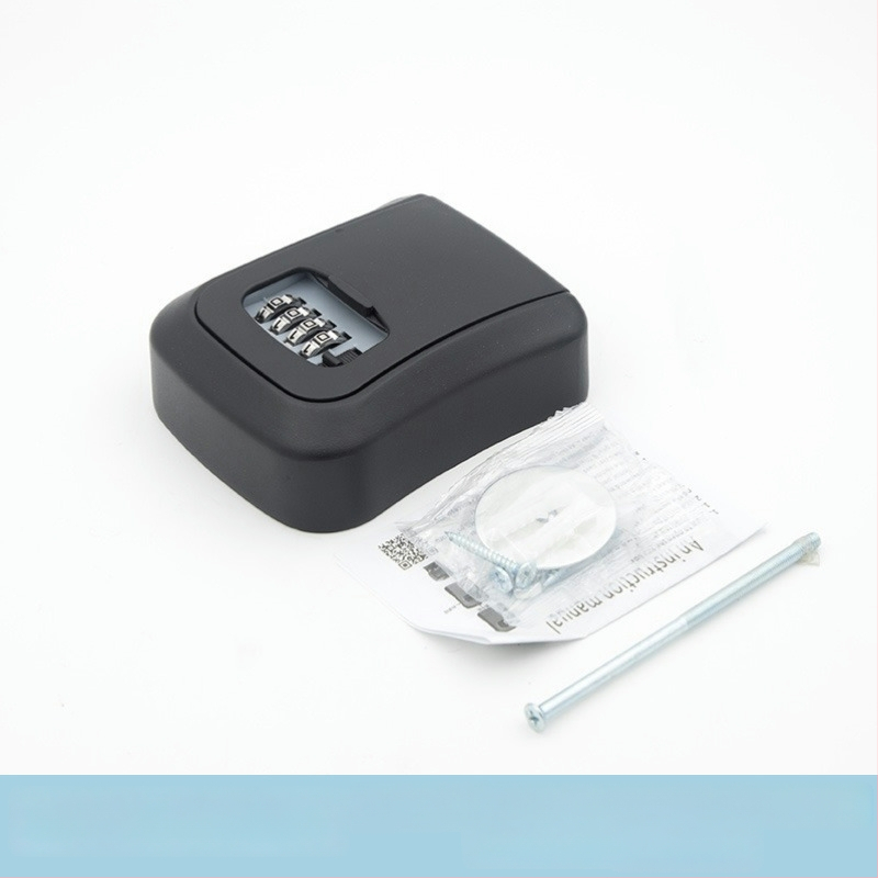 Falra szerelt jelszavas kulcstartó doboz — ABS alumínium ötvözet, KC-108, zárókar vastagsága 95 mm, rudak közötti távolság 95 mm