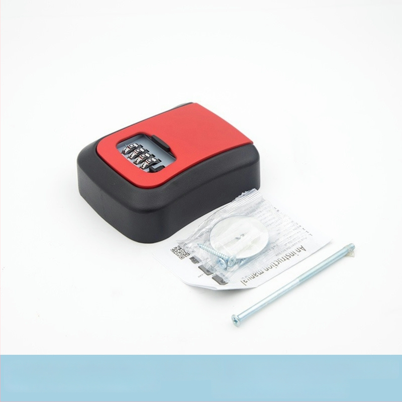 Falra szerelt jelszavas kulcstartó doboz — ABS alumínium ötvözet, KC-108, zárókar vastagsága 95 mm, rudak közötti távolság 95 mm