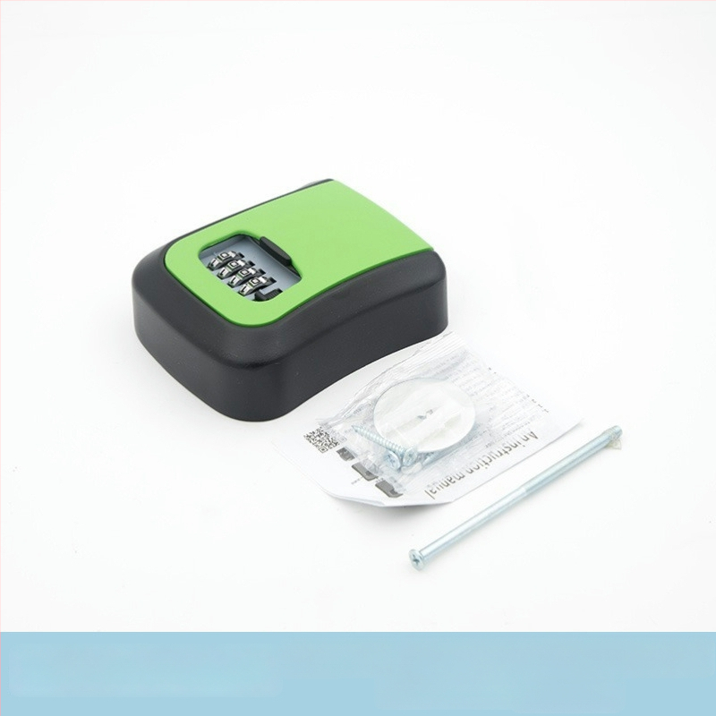 Falra szerelt jelszavas kulcstartó doboz — ABS alumínium ötvözet, KC-108, zárókar vastagsága 95 mm, rudak közötti távolság 95 mm