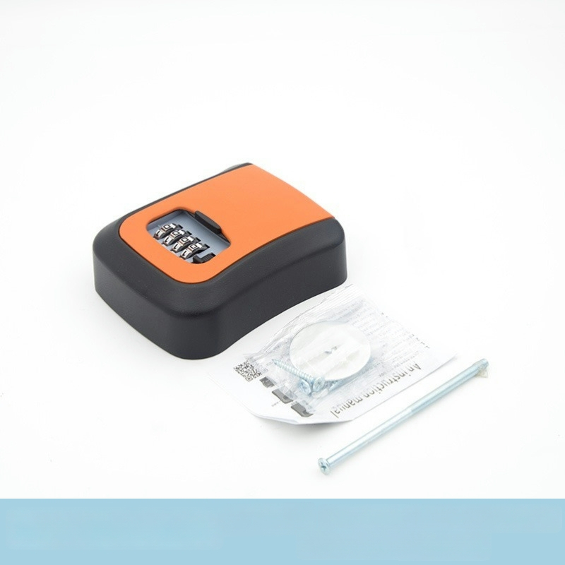 Falra szerelt jelszavas kulcstartó doboz — ABS alumínium ötvözet, KC-108, zárókar vastagsága 95 mm, rudak közötti távolság 95 mm