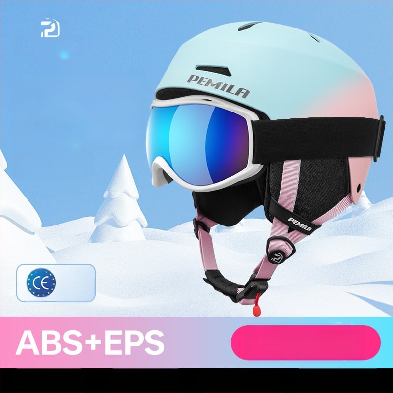 Felnőtt uniszex sí sisak, ABS+EPS héj, kerékpáros sisak