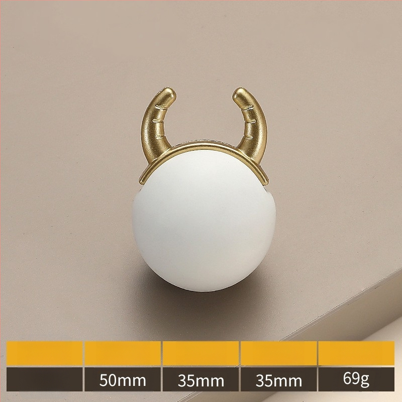 Μοντέλο 2991 — Μοντέρνα μινιμαλιστική καρτούν λαβή επίπλων με μία οπή για ντουλάπες, ντουλάπια και συρτάρια