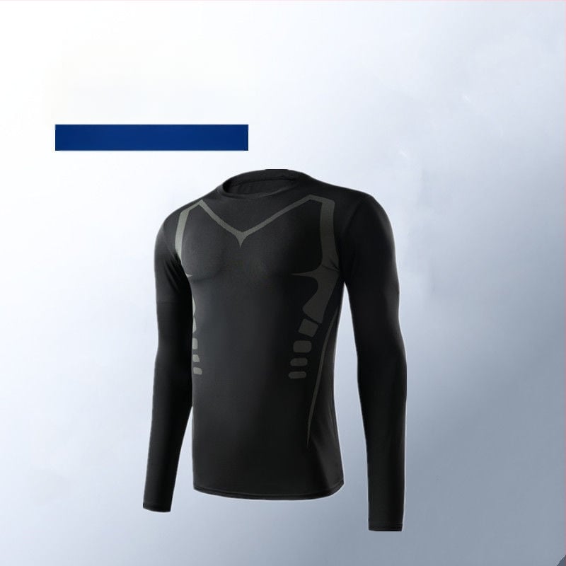 Ανδρικό σετ βάσης για τρέξιμο που στεγνώνει γρήγορα — κολάν υψηλής ελαστικότητας με απορρόφηση ιδρώτα, ύφασμα πολυεστέρα/βινυλόνη 91–95%