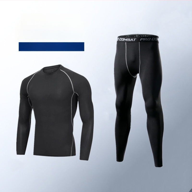 Ανδρικό σετ βάσης για τρέξιμο που στεγνώνει γρήγορα — κολάν υψηλής ελαστικότητας με απορρόφηση ιδρώτα, ύφασμα πολυεστέρα/βινυλόνη 91–95%