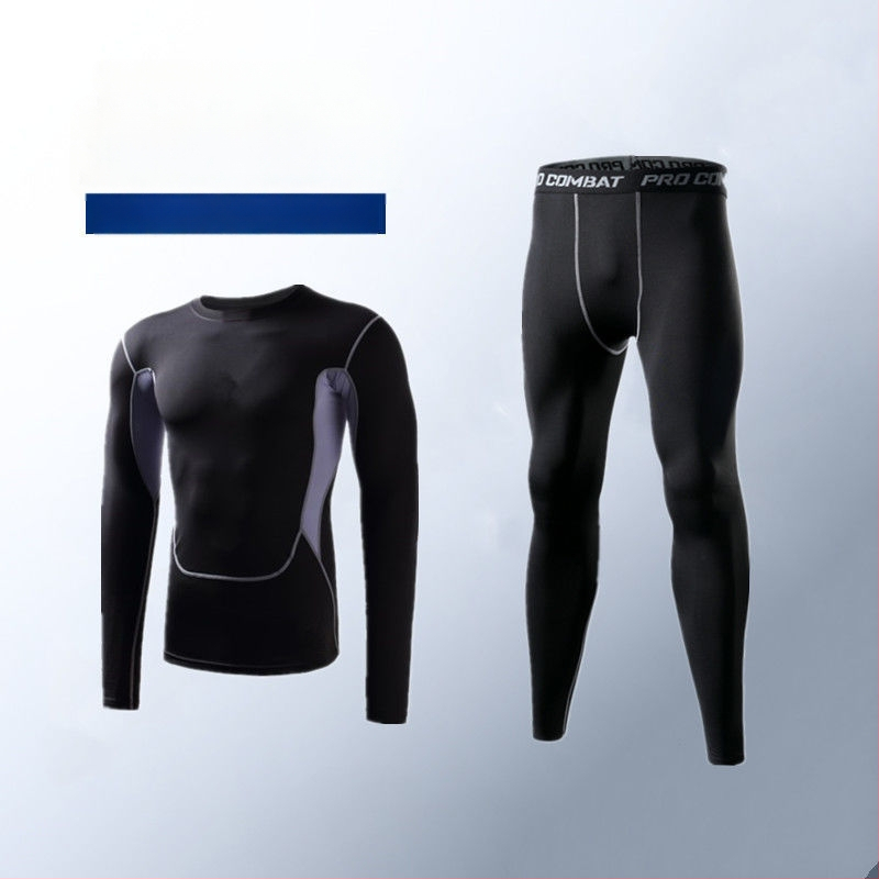 Ανδρικό σετ βάσης για τρέξιμο που στεγνώνει γρήγορα — κολάν υψηλής ελαστικότητας με απορρόφηση ιδρώτα, ύφασμα πολυεστέρα/βινυλόνη 91–95%