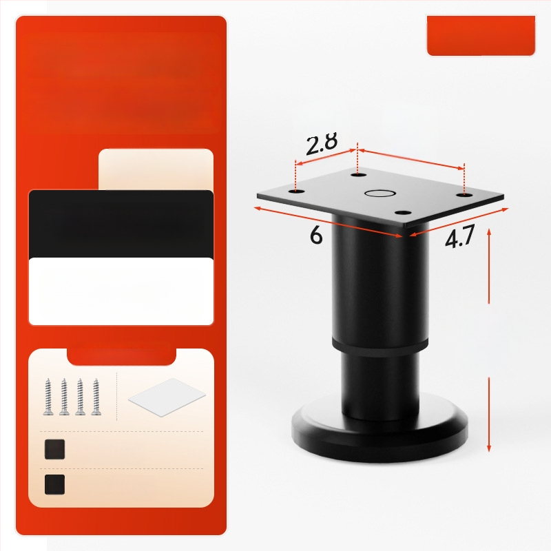 Cosma állítható teleszkópos bútorlábak | univerzális illeszkedés, hideg hengerelt acél, modern minimalist stílus