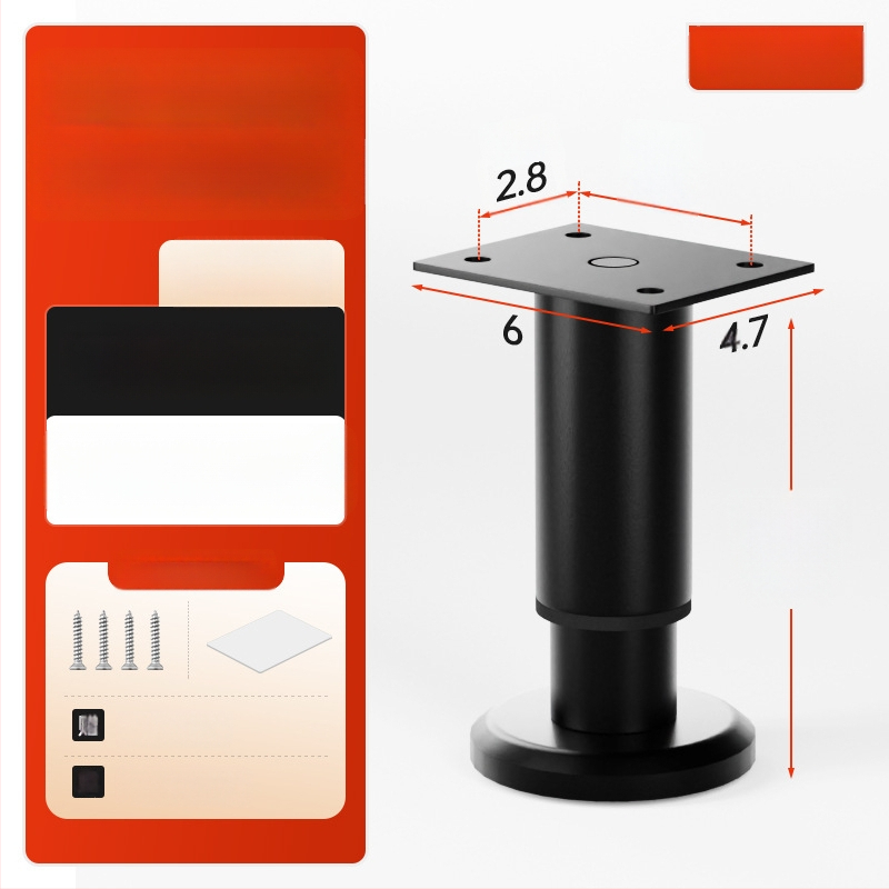 Cosma állítható teleszkópos bútorlábak | univerzális illeszkedés, hideg hengerelt acél, modern minimalist stílus