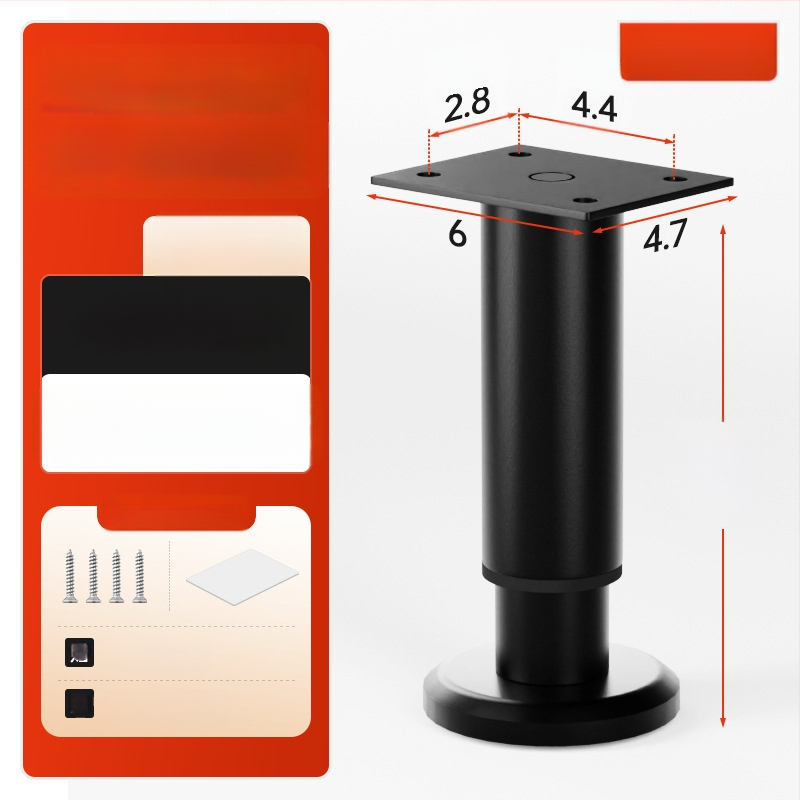 Cosma állítható teleszkópos bútorlábak | univerzális illeszkedés, hideg hengerelt acél, modern minimalist stílus