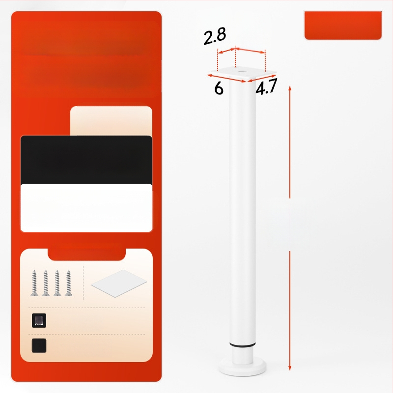 Cosma állítható teleszkópos bútorlábak | univerzális illeszkedés, hideg hengerelt acél, modern minimalist stílus