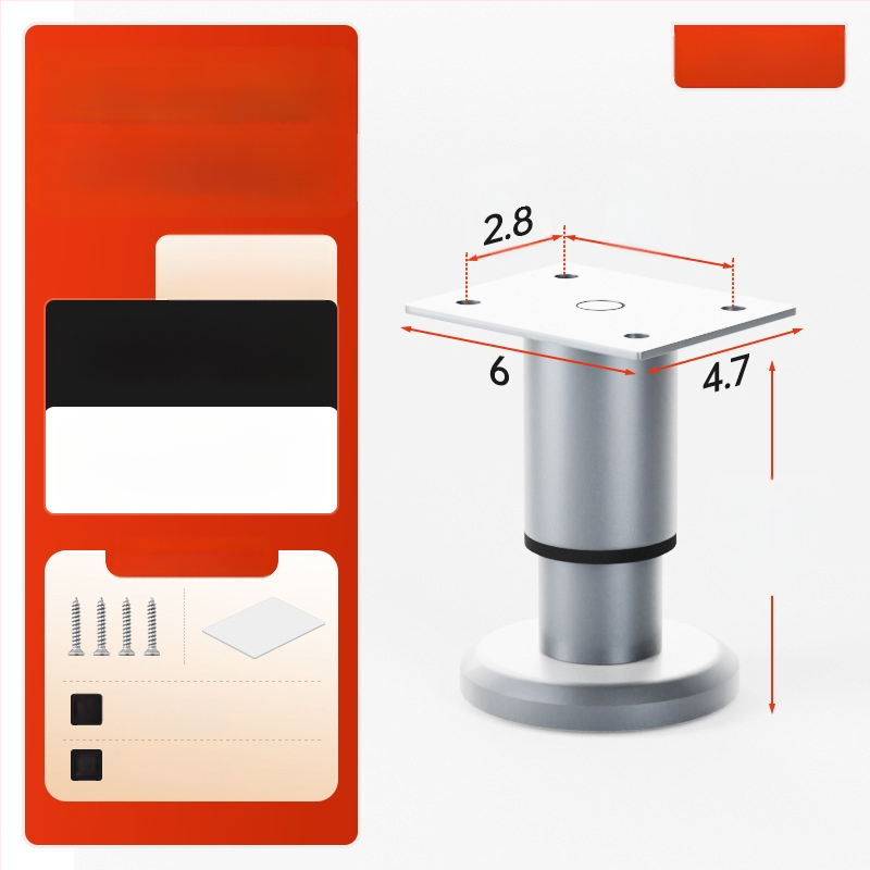 Cosma állítható teleszkópos bútorlábak | univerzális illeszkedés, hideg hengerelt acél, modern minimalist stílus