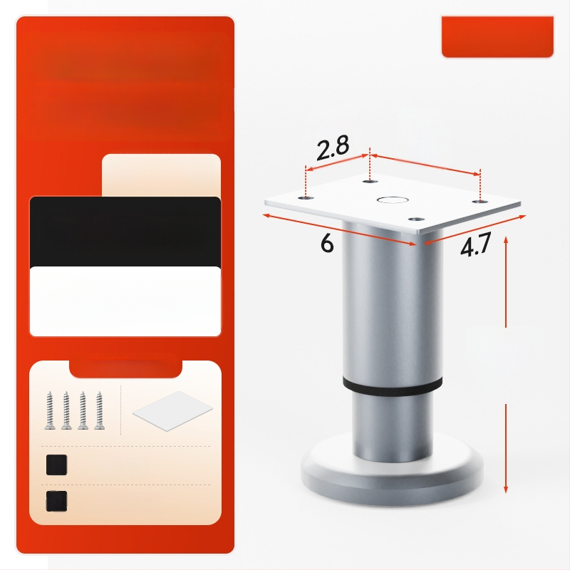 Cosma állítható teleszkópos bútorlábak | univerzális illeszkedés, hideg hengerelt acél, modern minimalist stílus