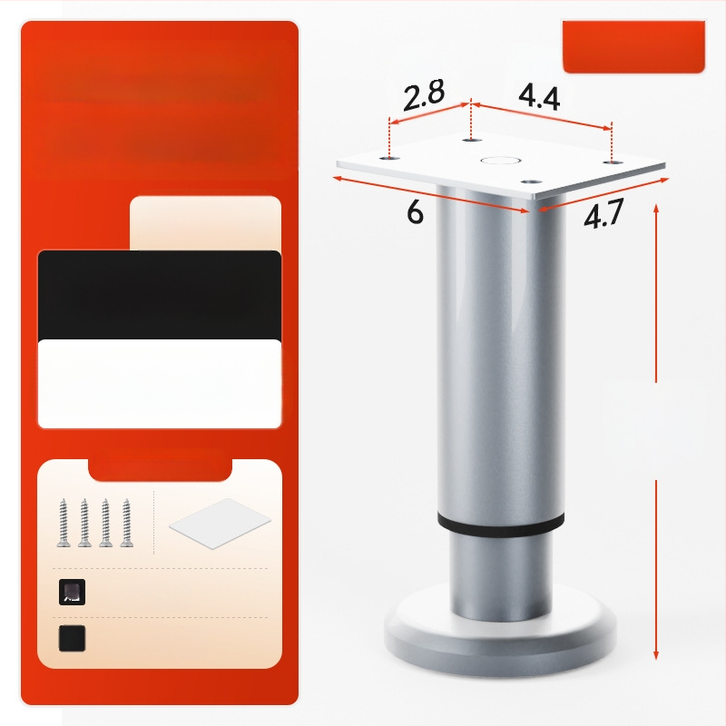 Cosma állítható teleszkópos bútorlábak | univerzális illeszkedés, hideg hengerelt acél, modern minimalist stílus