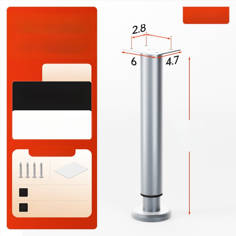 Cosma állítható teleszkópos bútorlábak | univerzális illeszkedés, hideg hengerelt acél, modern minimalist stílus