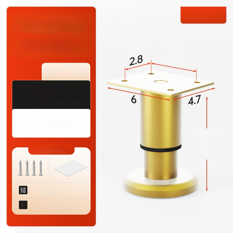 Cosma állítható teleszkópos bútorlábak | univerzális illeszkedés, hideg hengerelt acél, modern minimalist stílus