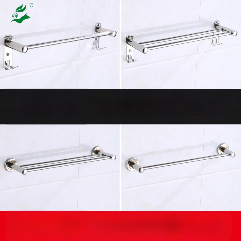 Rozsdamentes acél törölközőrúddal finom polírozással, 50 kg teherbírás, Tiantu, egyetlen réteg, új kínai stílus